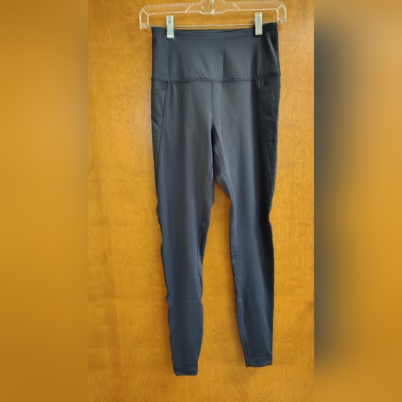 MPG Navy Blue Leggings with Side Pockets - Picture 1 of 10